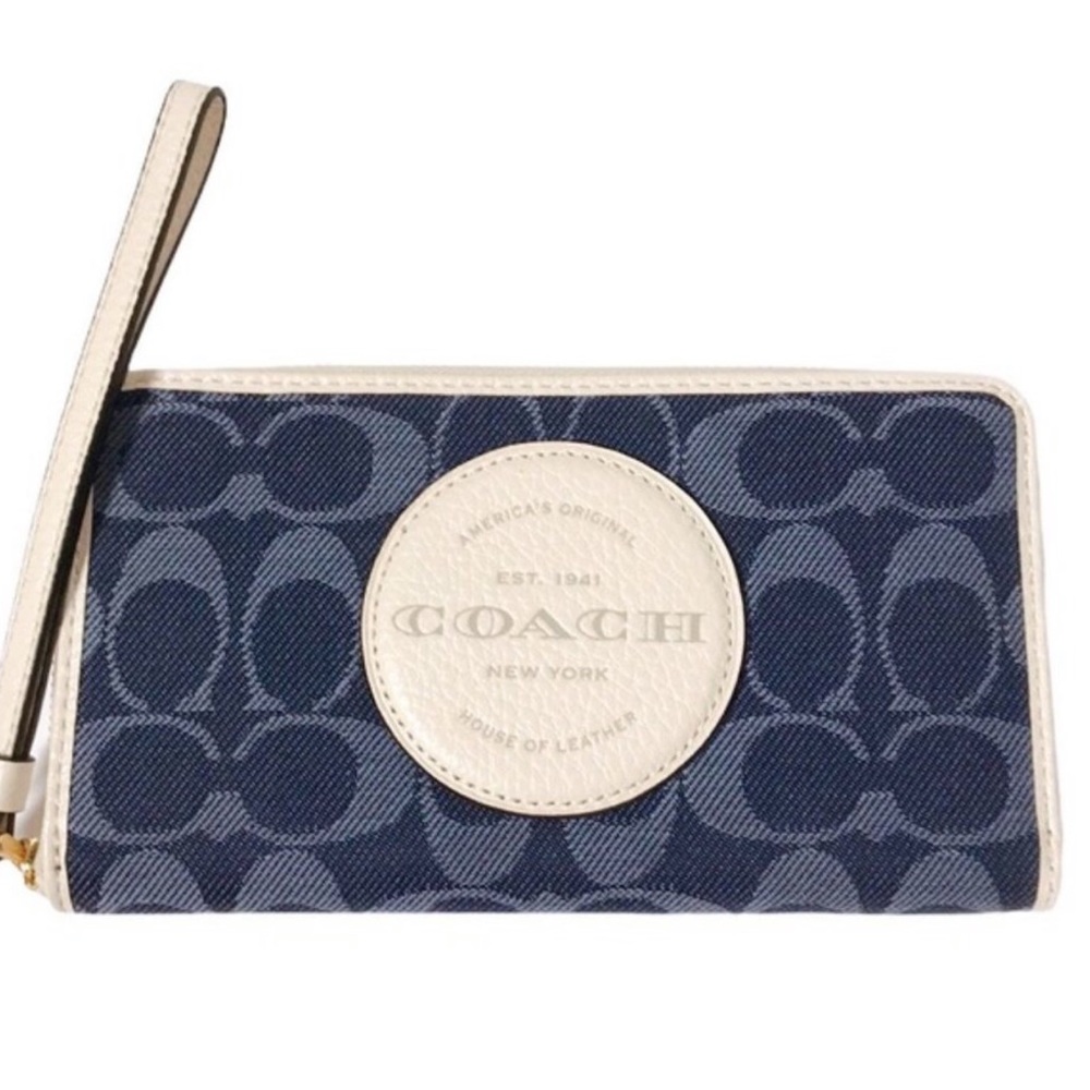 SOLD COACH Dempsey Signature Large Phone Wallet - Picture 4 of 5